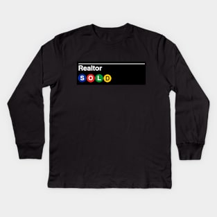 Realtor Subway Kids Long Sleeve T-Shirt